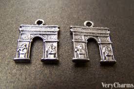 10 Pcs of Antique Silver Triumphal Arch Charms 14x18mm A1660 ...