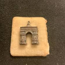 Jewelry | Vintage Silver Arc De Triomphe Pendant Or Charm ...