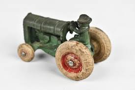 Sold at Auction: (3) Arcade Cast Iron Tractors