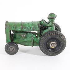 Vintage Green & Black Cast Iron Ford Tractor Farm Model Arcade 273r 3. – niknak.shop