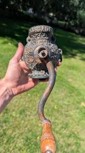 VTG ANTIQUR ARCADE CRYSTAL COFFEE GRINDER #3 BODY Cast ...