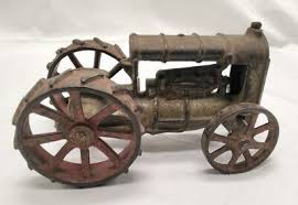 Vintage Arcade Fordson Cast Iron Toy Farm Tractor Farmer NO ...