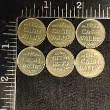 Vintage Gold-tone Eagle "no Cash Value" Arcade Token Coin ...