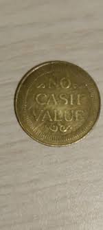 What is the origin of this no cash value token?