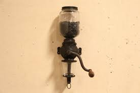 Arcade Crystal Wall Mount Antique 1890 Coffee Grinder