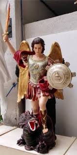 Guardian angel statue Revelation 12 St. Michael statue St ...