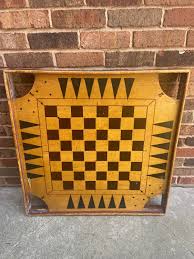 Antique Primitive Large Archarena Carrom Game Board 2 Sided ...