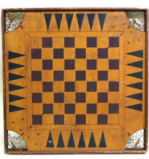 Old Double Side Game Board Signed Archarena Combination