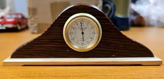 Schlabaugh & Sons - NEW BATTERY, Vintage Mini Desk Clock | eBay