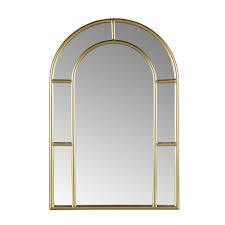 Martha Stewart Regina Gold Arched Wall Mirror