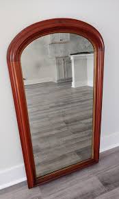 Early 19th Century French Louis Philippe Period Oak Mercury Glass Mirror | Chairish