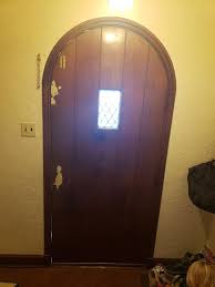 Replacing old locks on a round door with autism safety concerns