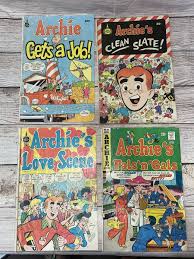 Archie's Comics LOT 4 Spire 39 & 25 Cent Pals N Gals Gets A Job Love Scene Clean | eBay