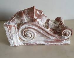 Antique Greek Ceramic Architectural Corbel-bracket, With ...