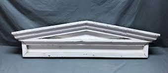 Antique 52" Greek Wood Window Header Pediment Shabby White VTG Chic Old 480-24B - Etsy