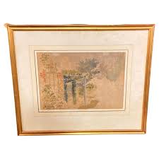 Antique English School 19th Century Watercolor, Garden ...