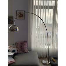 West Elm Overarching Metal Shade Floor Lamp - AptDeco