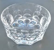 MID CENTURY LEAD GLASS DISH Small Bowl SAINT ...