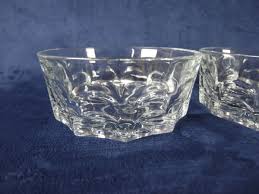 Arcoroc Petale Petal Thumbprint 5 1/2" Glass Dessert Bowls ...