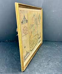 16th Century Antique Map of Ven Framed in Gold For Sale at ...