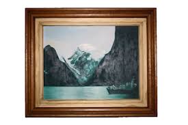 Vintage Framed Original Oil Painting On Board By R. H. | eBay