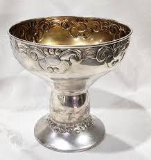 Antique* Danish Silverplate Eneret Astral 8"H x 8 ...