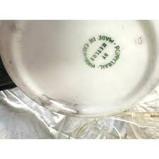 Vintage Ivy Print Serving Set of 3 | Chairish