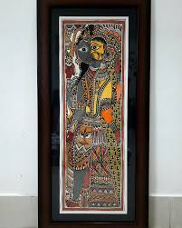 Bought a Madhubani painting at the Indian Haat Festival ...