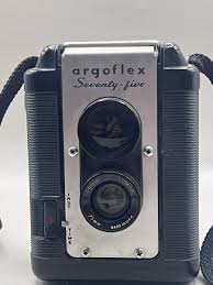 Vintage Argus Argoflex Black Silver TLR Camera With Strap ...