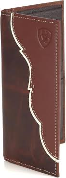 Ariat - Brandclub - ARIAT Two Tone Shield Rodeo Wallet Tan