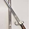 BAYONET M/1892 TO THE FRENCH RIFLE BERTHIER - THA SCABBARD IS CHROMED FOR PARADES FRANCE WWI - Global War Museum i Munkedal