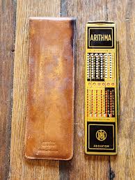 Vintage Arithma Calculator with Case – The Hidden South