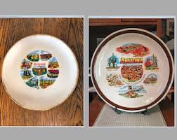 Vintage Arizona Souvenir State Plate Landmarks Decorative ...
