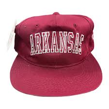 Vintage Arkansas "Razorbacks" NCAA Snapback Hat - jointcustodydc