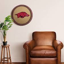 The Fan-Brand University of Arkansas “Faux” Barrel Framed Cork Board | Academy