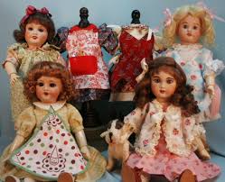 SIX TABLIERS (aprons) Bleuette Patterns for Doll Clothing ...