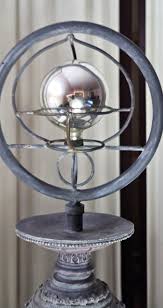 ANTIQUE VINTAGE ORNATE SPINNING SPRINKLER LAWN ORNAMENT 16"TALL w/SILVER SPHERE | eBay