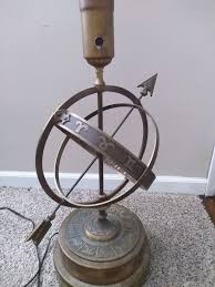 Rare Vintage Armillary Astrological Zodiac Bronze Table Lamp By Frederick Cooper | eBay