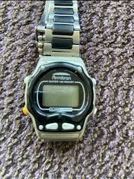 Armitron Men Watch Silver Gray Plastic Black 50m Light Alarm ...