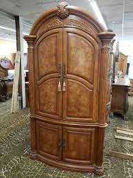 AICO by Michael Amini Monte Carlo pecan armoire | eBay