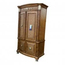 Catawba Valley Habitat for Humanity ReStore - Brass Accented 4 Door Armoir