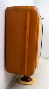 Vittorio Dassi Mid-Century Modern Italian Mahogany Cabinet Bar, 1950s For Sale at 1stDibs