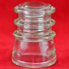 Vintage Hemingray 10 Clear Glass Electrical Telephone ...