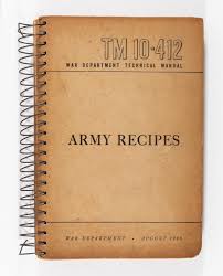 Sold at Auction: 1946 ARMY COOK BOOK