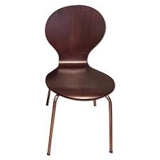 Vintage 50's Madmen Style Wood Chairs - Set of 2 - AptDeco