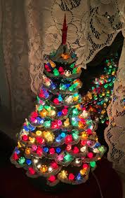 Vintage Tree with Many Lights