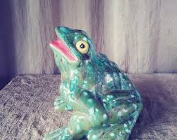 Vintage Arnel's Ceramic Frog. Large Ceramic Frog. Frog Decor. - Etsy Norway