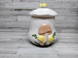 Vintage 1984 Arnel's Mushroom Canister / 1984 Mushroom ...
