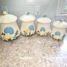 Arnel Mushroom Canister Sets - Etsy