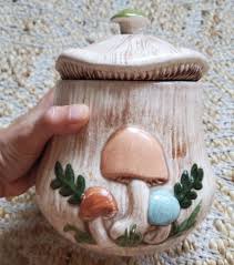 Vintage Arnel's Mushroom Canister (pick One) | Vintage Mushroom Ceramic Kitchen Canister - Etsy New Zealand